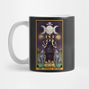 The Goddess Hecate in The Moon Tarot Card Mug